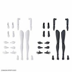 Bandai 30 Minutes Sisters Option Body Parts Arm & Leg Parts (White And Black) -Bandai Sales Store 153 5249 o 1grcuosunb3du8311623ued2n23