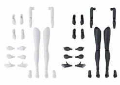 Bandai 30 Minutes Sisters Option Body Parts Arm & Leg Parts (White And Black)