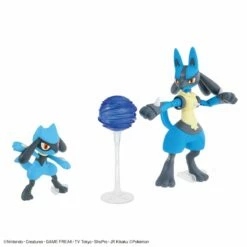 Bandai Pokemon Plamo Collection #44 Riolu & Lucario Model Kit -Bandai Sales Store 155 3797 s i8as923melduh98g19xthju9so9b