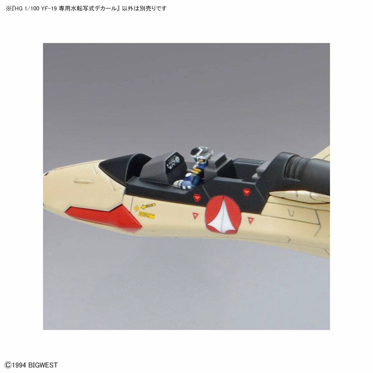 Bandai Macross Plus HG YF-19 Isamu Daison Machine 1/100 Scale Water Decal Sheet 8 Bandai Macross Plus HG YF-19 Isamu Daison Machine 1/100 Scale Water Decal Sheet - Image 6