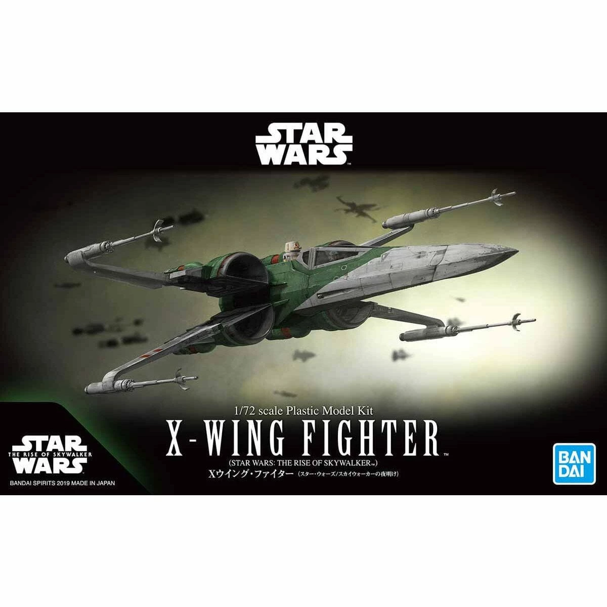 Bandai Star Wars The Rise Of Skywalker X-Wing Fighter 1/72 Scale Model Kit 4 Bandai Star Wars The Rise Of Skywalker X-Wing Fighter 1/72 Scale Model Kit - Image 2