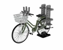 TomyTec Little Armory 1/12 LM007 Commuting Bicycle Defense School Olive Drab