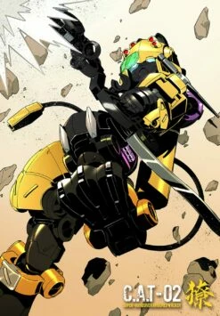 Iron Roars Maneuver Armored Walker C.A.T.-02 Arrow Garcia 1/60 Scale Model Kit -Bandai Sales Store 2 10