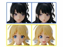 Bandai The Idolmaster Shiny Colors 30 Minutes Sisters Option Hair Style & Face Parts (Kazano Hiori & Hachimiya Meguru) Accessory Kit Set