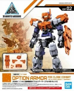 Bandai 1/144 30MM OPTION ARMOR FOR CLOSE COMBAT (FOR ALTO, ORANGE) -Bandai Sales Store 30mm close quarters battle option armor for alto orange pa