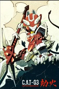 Iron Roars Maneuver Armored Walker C.A.T.-03 Robbery Fire 1/60 Scale Model Kit -Bandai Sales Store 3 10