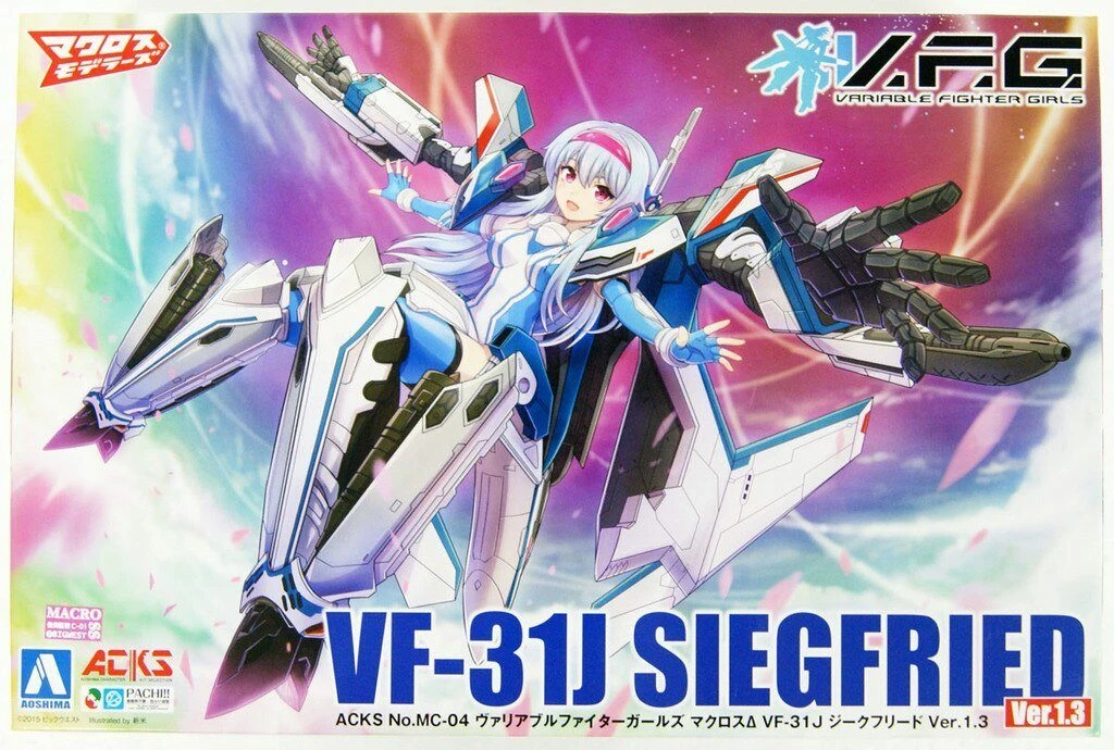 AOSHIMA 56875 ACKS MC-04 V.F.G. MACROSS DELTA VF-31J SIEGFRIED VER.1.3 3 AOSHIMA 56875 ACKS MC-04 V.F.G. MACROSS DELTA VF-31J SIEGFRIED VER.1.3