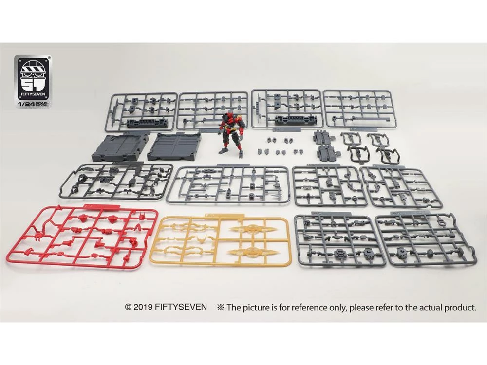 Number 57 Armored Puppet Oni Flame 1/24 Scale Model Kit 4 Number 57 Armored Puppet Oni Flame 1/24 Scale Model Kit - Image 2