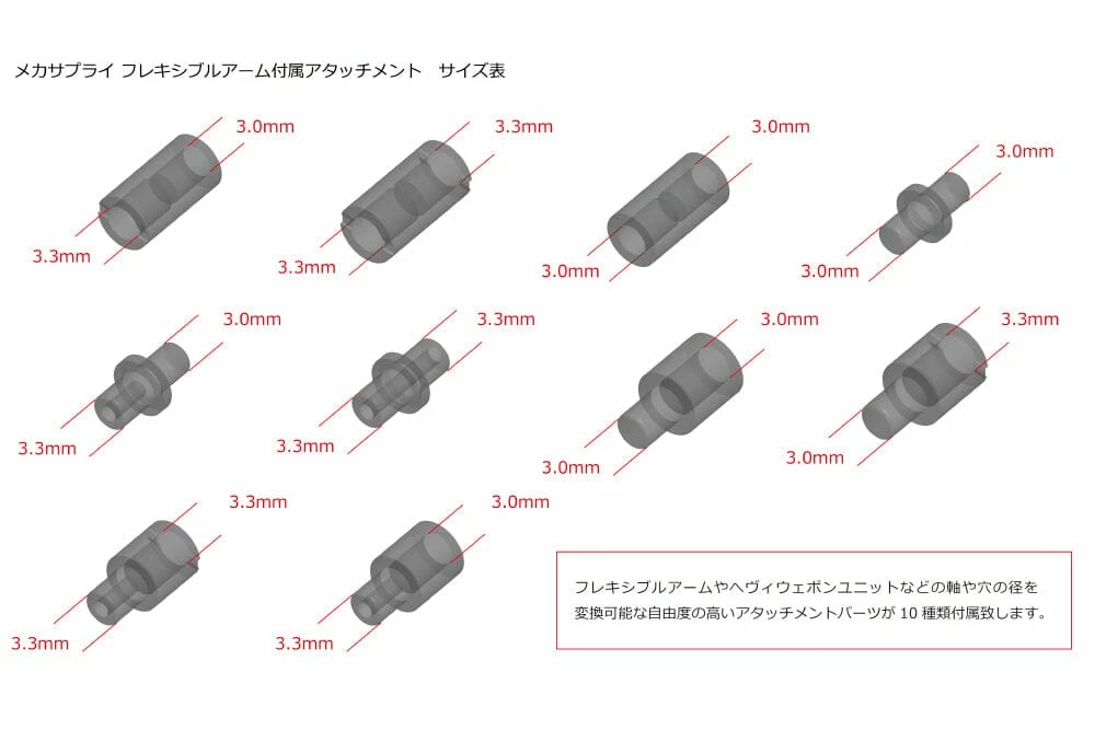 M.S.G. Modeling Support Goods Mecha Supply 01 Flexible Arms (Type A) 12 M.S.G. Modeling Support Goods Mecha Supply 01 Flexible Arms (Type A) - Image 10
