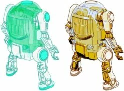 35 Mechatro WeGo Robots Cream Soda & Crystal Gold Model Kit Set -Bandai Sales Store 80737673 8477 4e17 a940 5a0a60faa4c7