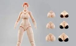 D House 1/12 Plain Figure Model Kit For Mecha Girl Yellow Skin Version