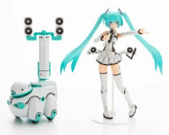 Kotobukiya Vocaloid Frame Music Girl Hatsune Miku (Maruttoys Ver.) & Tamotu (Miku Ver.) Model Kit Set -Bandai Sales Store FG145 MIKU TAMOTU 16