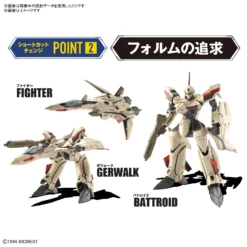 Bandai Macross Plus HG YF-19 Isamu Daison Machine 1/100 Scale Model Kit -Bandai Sales Store bans64258 6