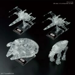 Bandai 1/144 & 1/350 & 1/540 Star Wars: The Last Jedi Clear Vehicle Set "Star Wars