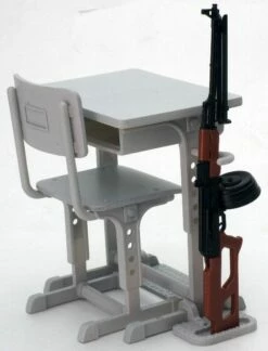 TomyTec Little Armory 1/12 LD013 Defense School Desk -Bandai Sales Store tmt28231 6