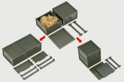 TomyTec Little Armory 1/12 LD021 Military Hard Case B2 -Bandai Sales Store tmt30001 2