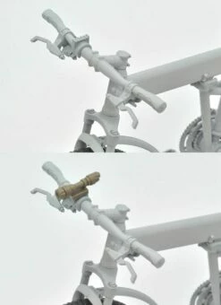 TomyTec Little Armory 1/12 LM008 Montague Paratrooper Folding MTB Bike (Plastic Model Version) -Bandai Sales Store tmt30756 11