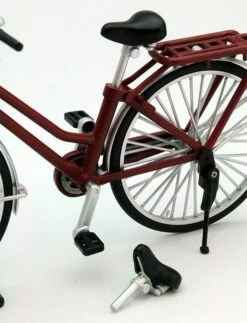 TomyTec Little Armory 1/12 LM005 Commuting Bicycle Defense School Maroon -Bandai Sales Store tmt31211 2