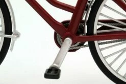 TomyTec Little Armory 1/12 LM005 Commuting Bicycle Defense School Maroon -Bandai Sales Store tmt31211 3