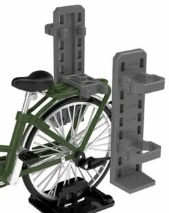 TomyTec Little Armory 1/12 LM007 Commuting Bicycle Defense School Olive Drab -Bandai Sales Store tmt31217 2