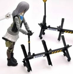 TomyTec Little Armory 1/12 LD029 Concrete Defense School School Gate -Bandai Sales Store tmt31386 11