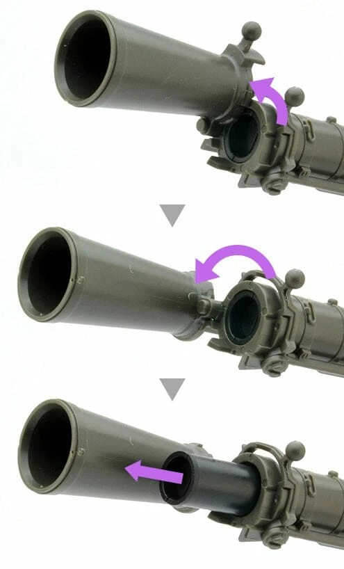 TomyTec Little Armory 1/12 LA073 84mm M2 Type Recoilless Rifle 9 TomyTec Little Armory 1/12 LA073 84mm M2 Type Recoilless Rifle - Image 7