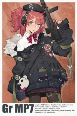 TomyTec Little Armory 1/12 LADF17 Dolls Frontline Gr MP7 Type Personal Defense Weapon -Bandai Sales Store tmt31709 7